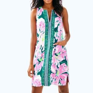 BNWT! $282 Lilly Pulitzer Carlotta Stretch Shift Dress, Size 12